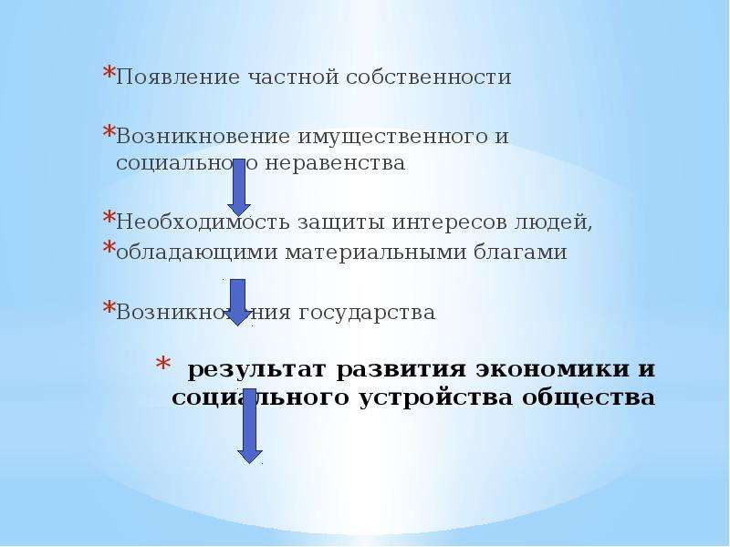 Условия возникновения частной собственности. Возникновение имущественного неравенства и частной собственности.. Возникновение имущественного и социального неравенства. Факторы возникновения имущественного неравенства. Появление частной собственности и возникновение государства.