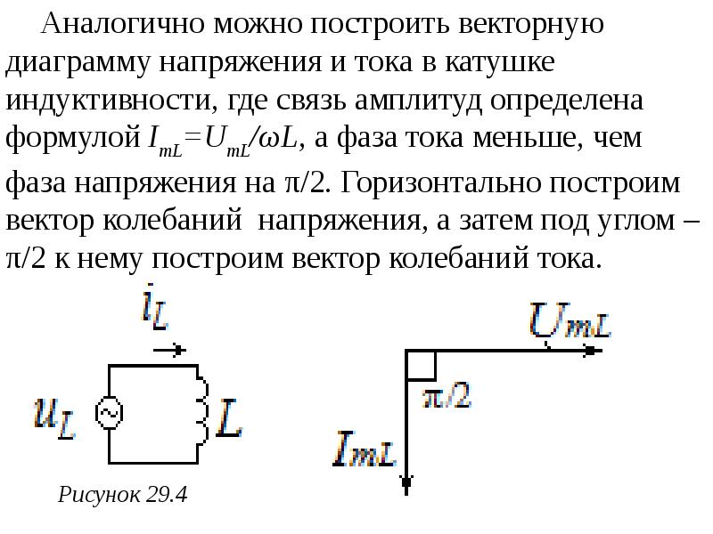 Векторная диаграмма цепи переменного тока онлайн