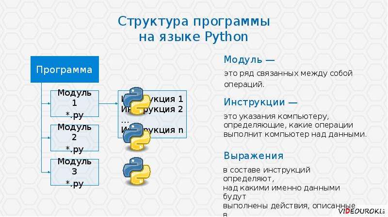 Есть программа на языке python