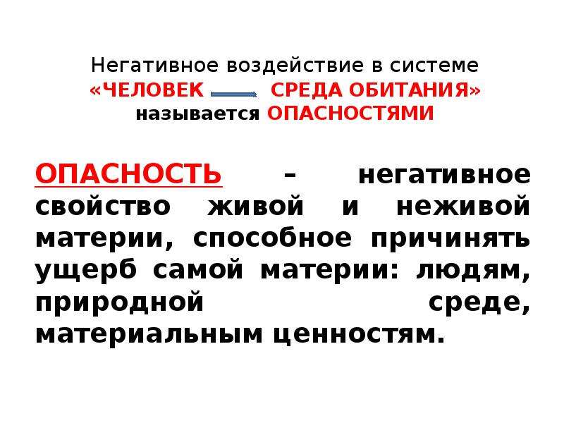 Опасностью называют. Опасность это негативное свойство живой и неживой материи способное. Человек в материальной среде. Опасность живой материи. Живая и неживая материя в ОБЖ.