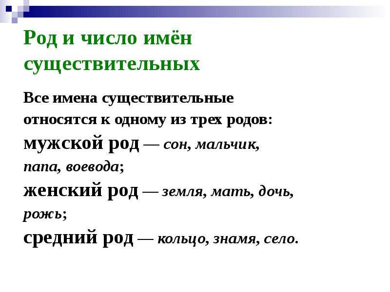 Определите род существительного манго