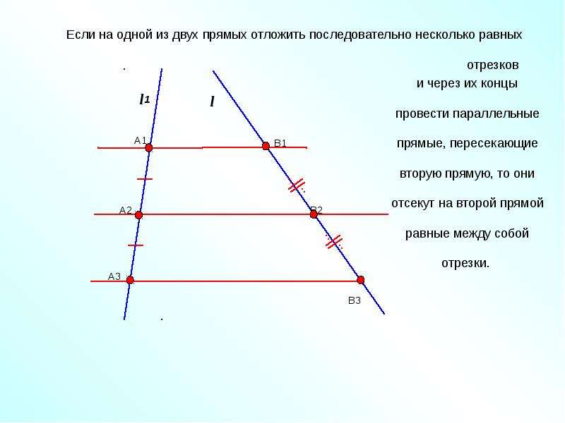 Проект теорема фалеса 8 класс