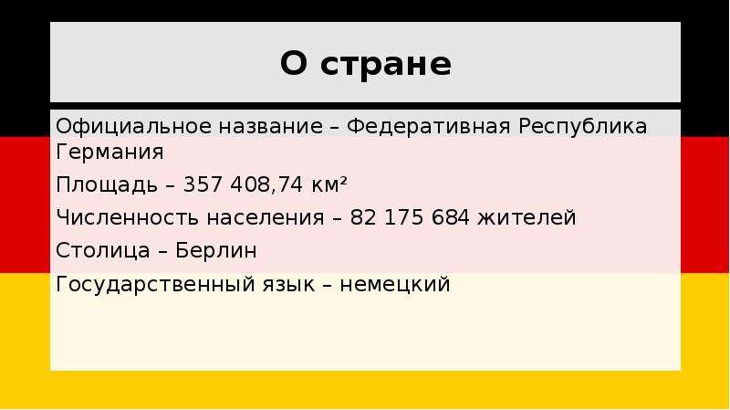 Государственное устройство германии презентация