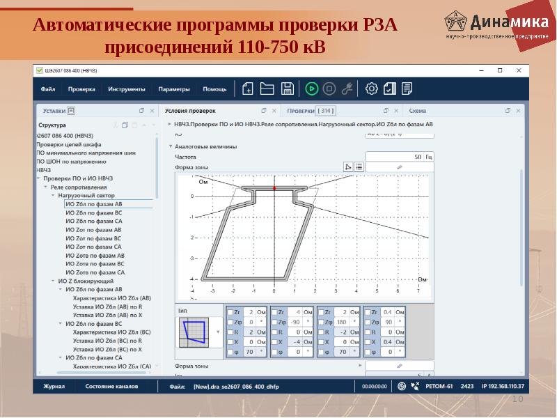 Характеристика z. НПП динамика. Программа проверки оборудования Рза. Испытания по программе автоматизации. Фазовые характеристики громкоговорителей.