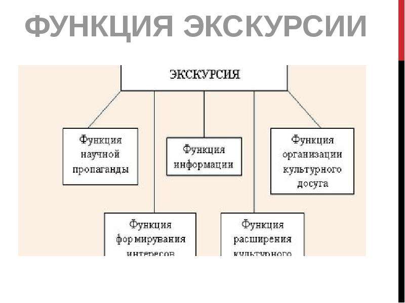 Функции экскурсии. Основные функции экскурсии. Функции экскурсии схема. Функции экскурсии кратко.