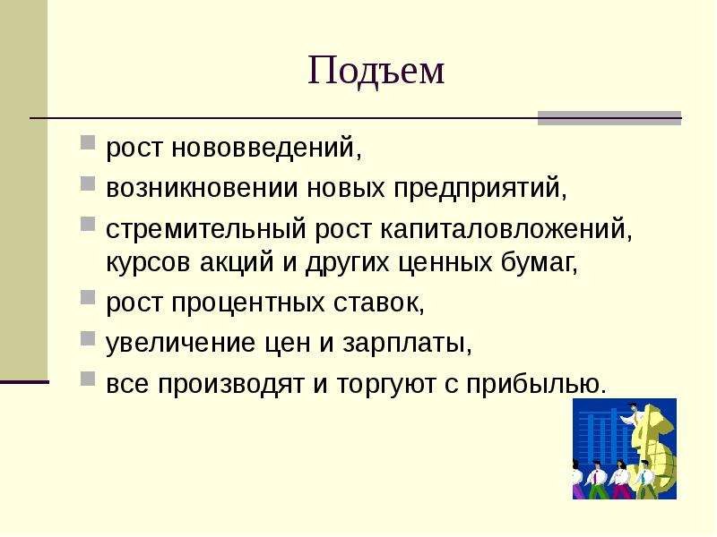 Появление новой позиции. Подъем рост.