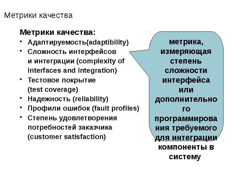 Метрики проекта это