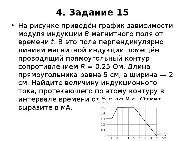 На рисунке приведен график зависимости от времени