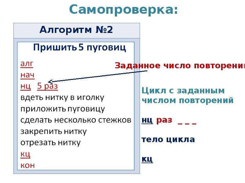 Программирование циклов с заданным условием продолжения работы 8 класс презентация