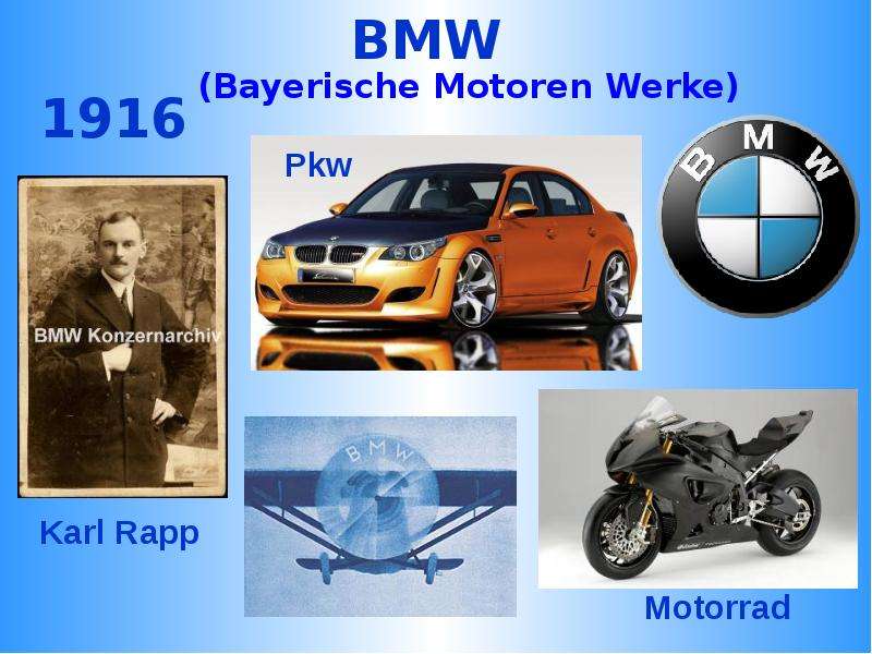 Презентация компании bmw