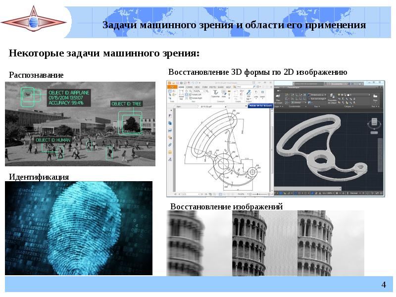 Машинное зрение презентация