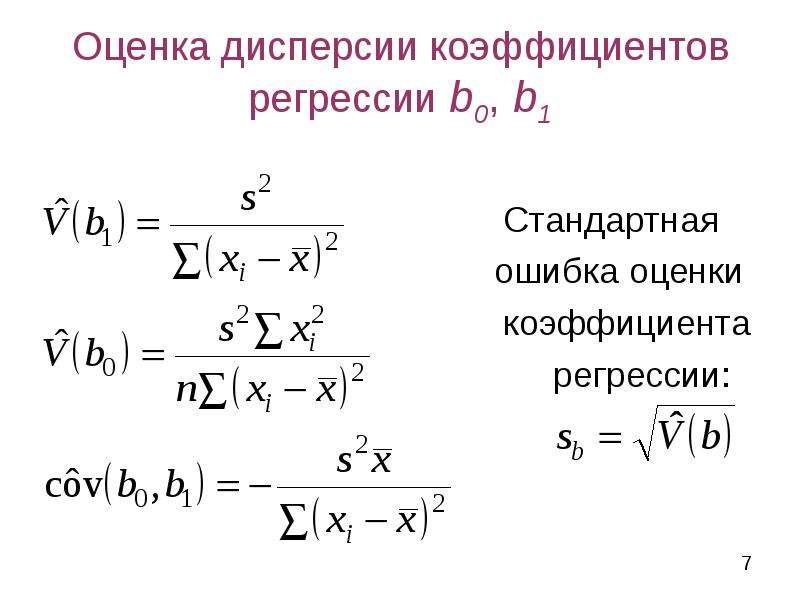 Оценка регрессии