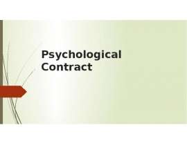 Psychological contract
