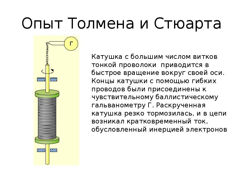 Презентация эл ток в металлах 10 класс