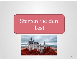 Starten Sie den. Test