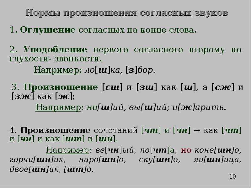 Стилистические особенности произношения и ударения презентация