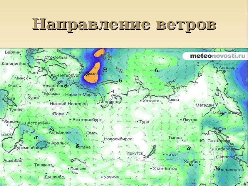 Карта ветров ленинградской области онлайн в реальном времени