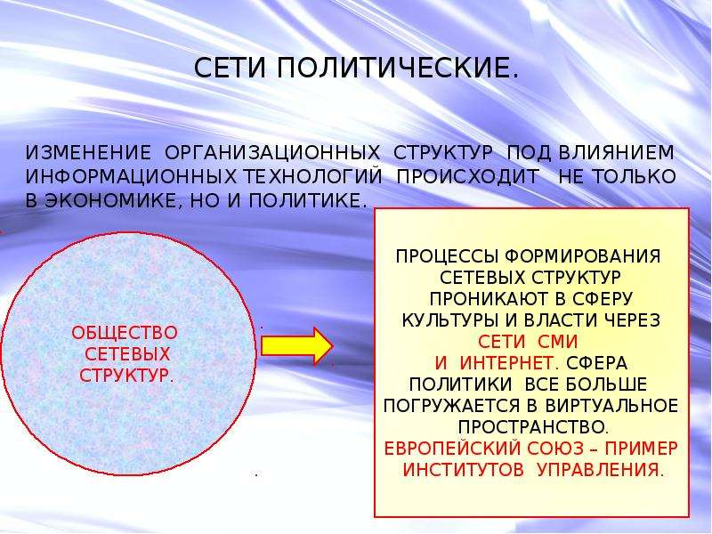 Сетевые структуры общества