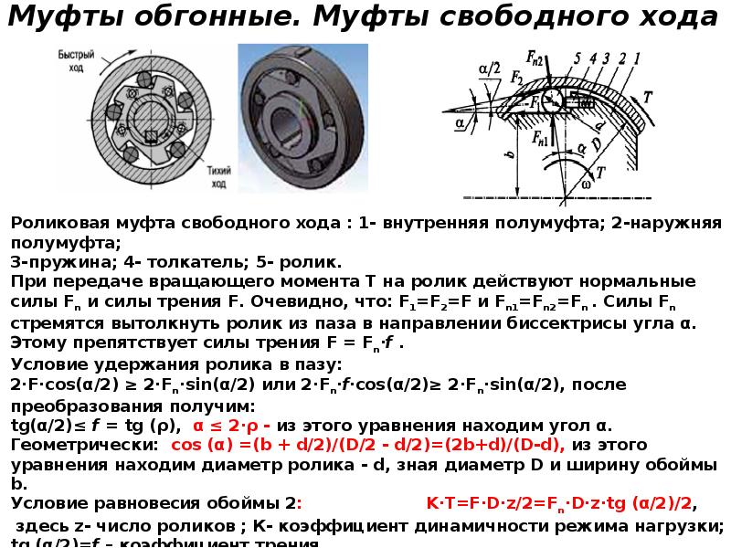 Рисунок муфта обгонная муфта