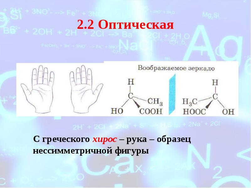 Изомерия 10 класс