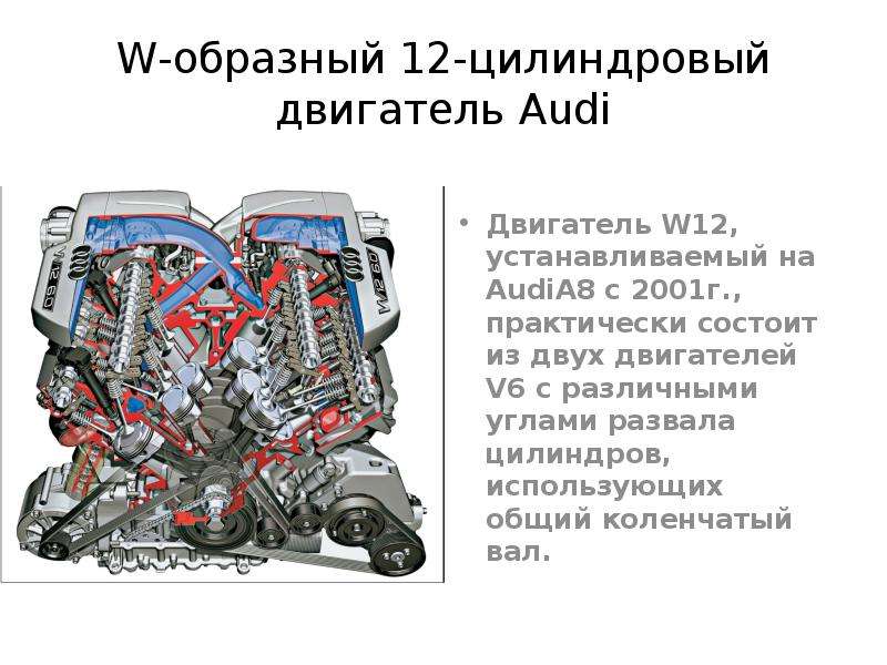 U образный двигатель схема