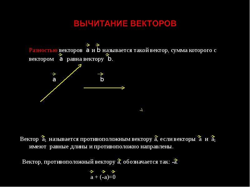 Любые два равных вектора коллинеарны