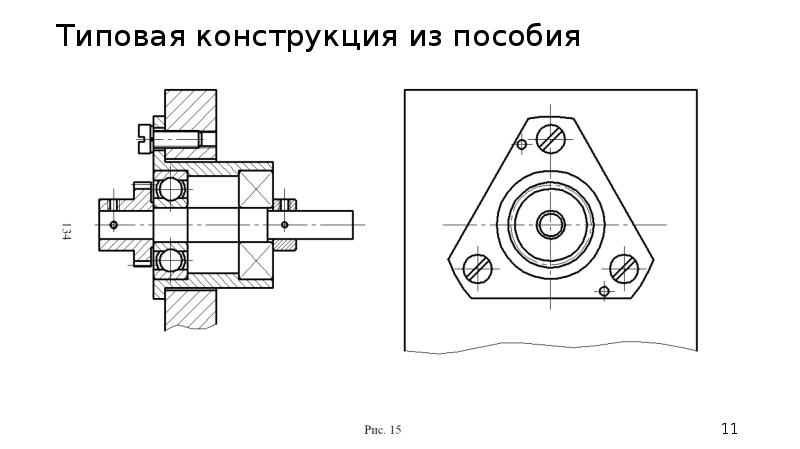 Стандартная конструкция. Типовые конструкции. Типовые конструкции механизмов.