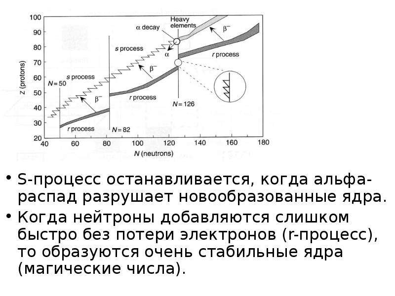 S процесс. R-процесс. Процесс потери электронов. Остановить процесс. Процесс застопорился.