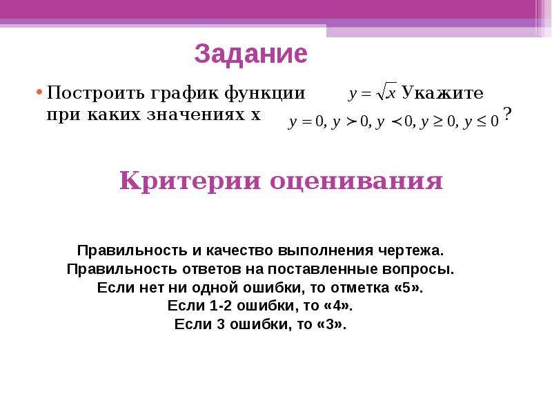 Функция и ее график 8 класс. Свойства функции у корень из х 8 класс. Функция и её график 8 класс народнидцкий Евгений.