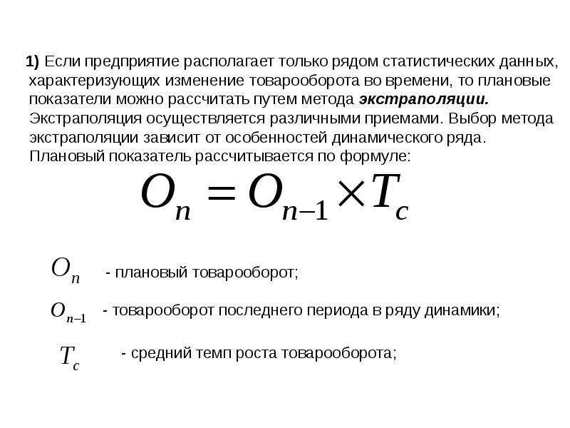 Оборот торгового предприятия