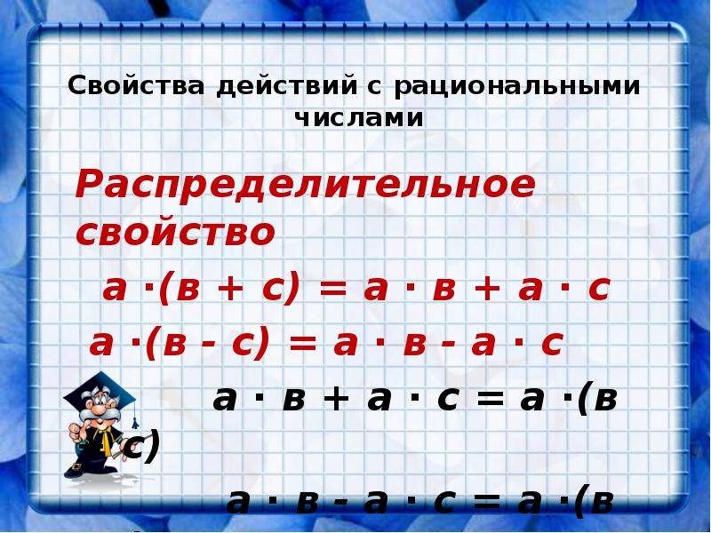 Презентация на тему рациональные числа 6 класс