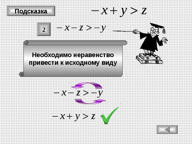 Задача 8. Приведенные неравенства. 21. Задание 8 10961.