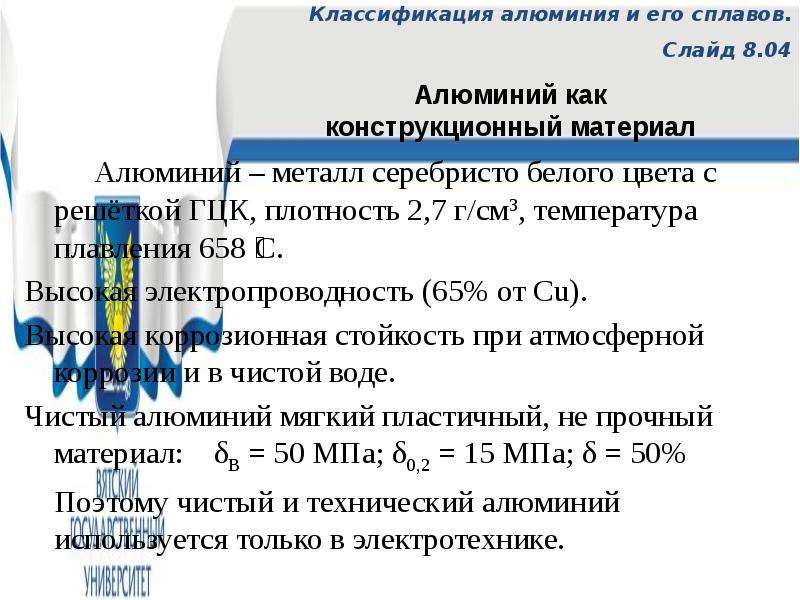 Алюминий и его сплавы. Классификация алюминия. Классификация алюминиевых сплавов. Бакалавр химии. Препараты алюминия классификация.