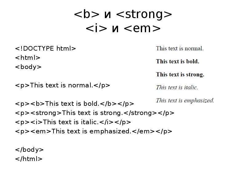 Тег doctype в html. Strong html. Тег Стронг в html. <B> html что это. Em html.