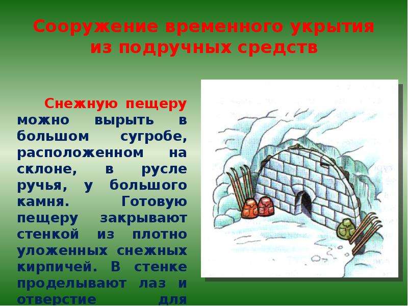 Укрытие даты серий. Временное укрытие. Оборудование временного укрытия. Способы временного укрытия. Организация укрытия из подручных средств.