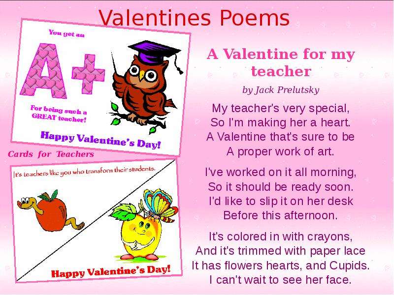 Valentine s day lesson