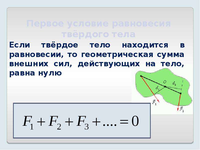 Назовите условие равновесия. Равновесие тел. Условия равновесия тел 10 класс физика. Условия равновесия твердого тела. Центр масс. Равновесие определение.