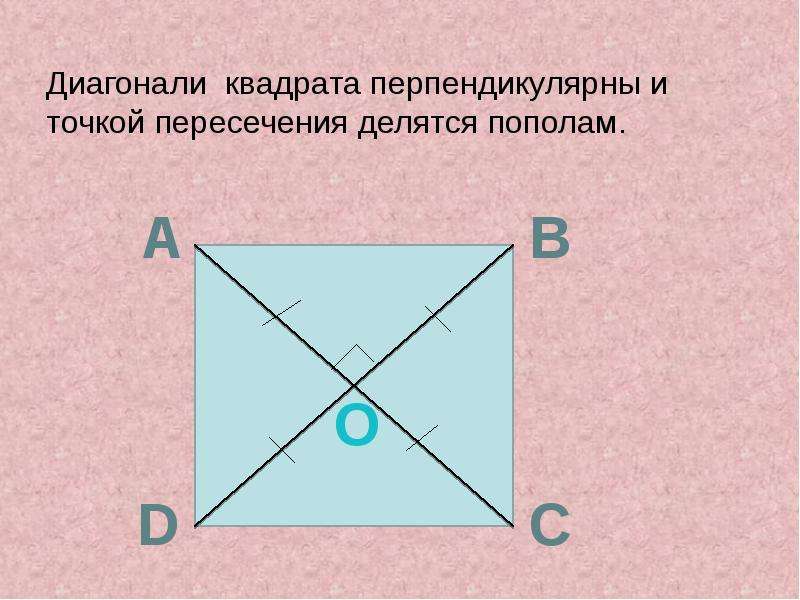 В квадрате можно провести 4 диагонали