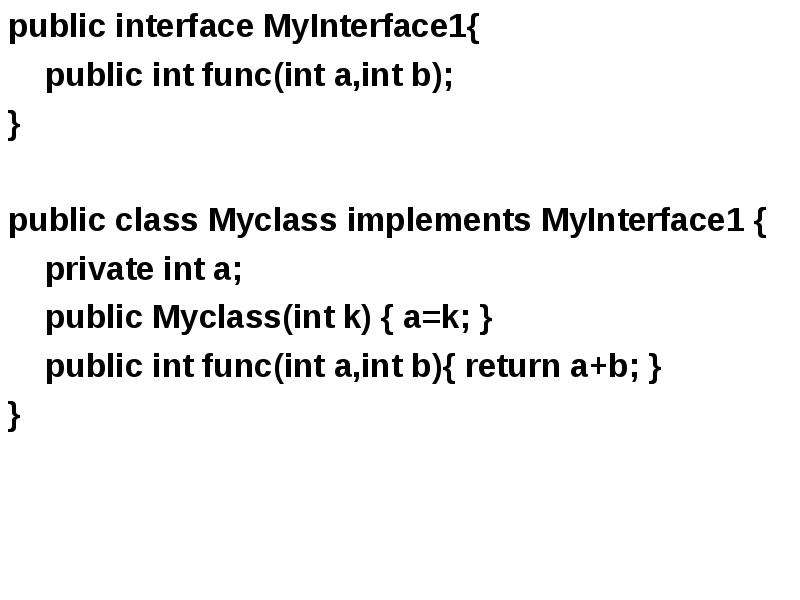 Class b public a