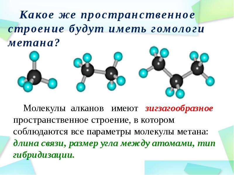 Строение алканов презентация