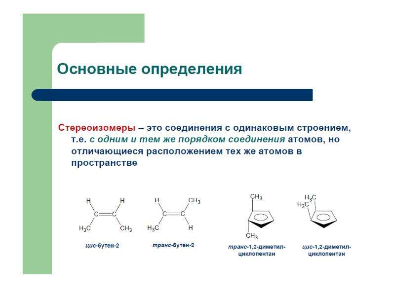 Какие формулы используются для условного изображения стереоизомеров на плоскости