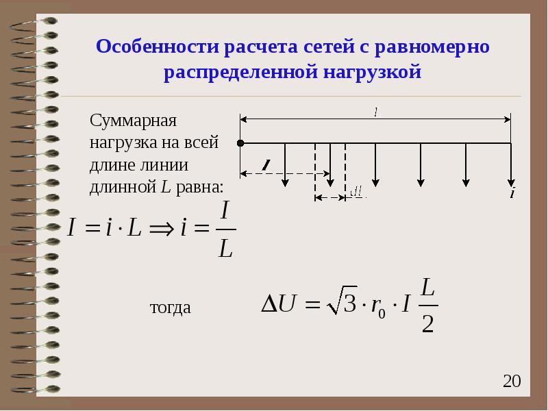 Рассчитать сеть. Равномернораспределеная нагрузка. Равномерно распределенная нагрузка. Распределенная нагрузка формула. Распределенная нагрузка на трос.