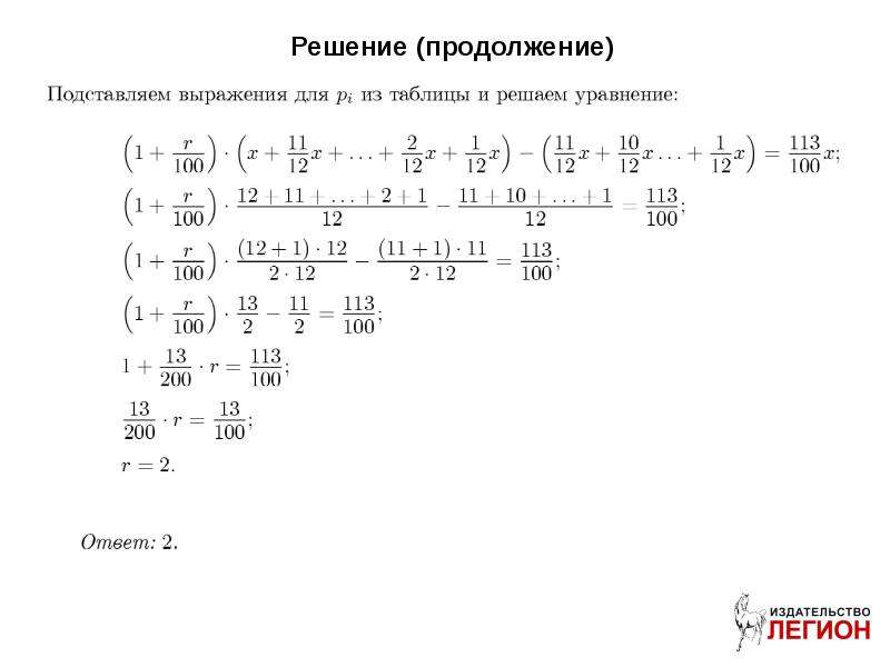 Математика повышенного уровня сложности. Экономические задачи ЕГЭ повышенный уровень сложности.