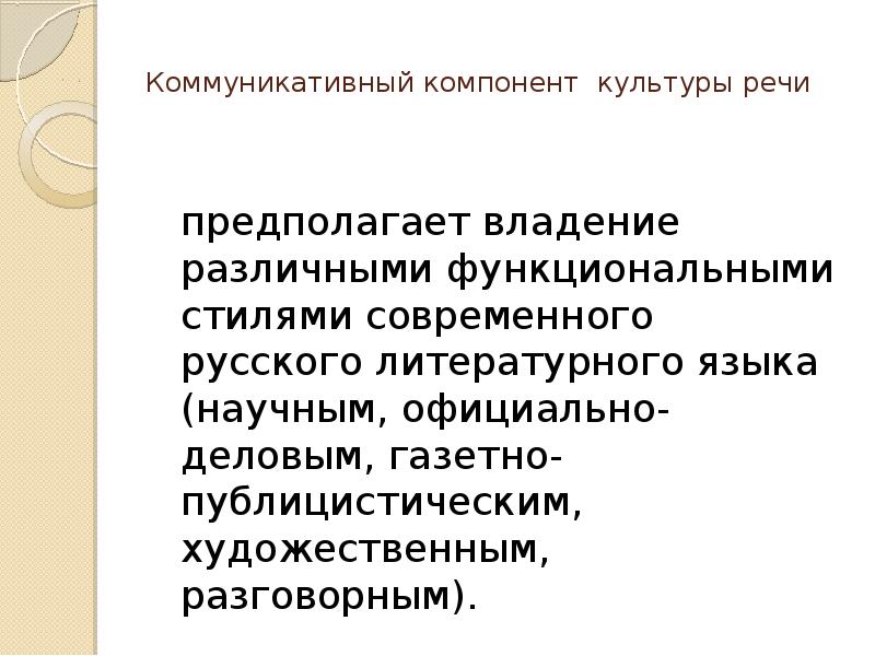 Аспект культуры речи предполагает. Коммуникативный компонент речи. Компоненты культуры речи. Три компонента культуры речи. Коммуникативные компоненты культуры речи.