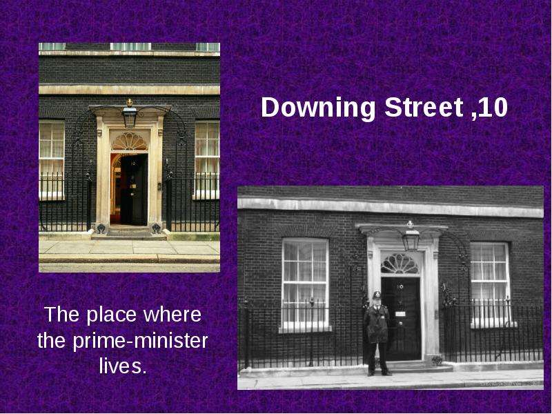 The place where. Даунинг стрит презентация. Английский язык Downing Street. Даунинг стрит схема. Where does British Prime Minister Live.