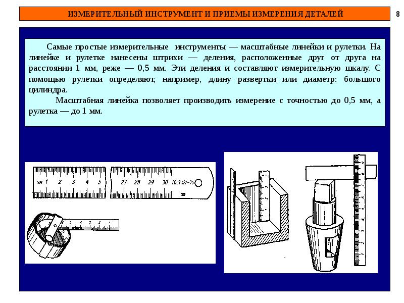 Измерение деталей с помощью штангенциркуля 6 класс презентация