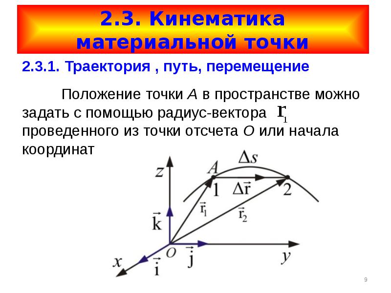 Кинематика материальной. Кинематика материальной точки физика. Путь физика кинематика. Кинематика это в физике 10 класс. Перемещение (кинематика).