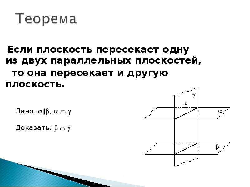 Докажите что прямая пересекающая 1