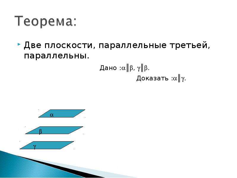 Даны 3 параллельные плоскости. Две плоскости параллельные третьей параллельны. Если две плоскости параллельны третьей то они параллельны. Две плоскости параллельные третьей параллельны между собой. Две плоскости параллельные третьей параллельны доказательство.