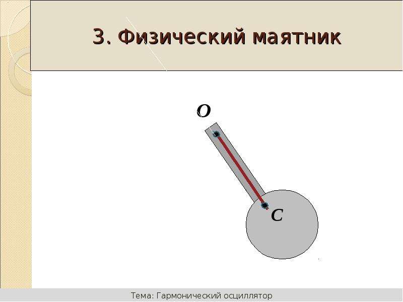 Физический маятник картинка